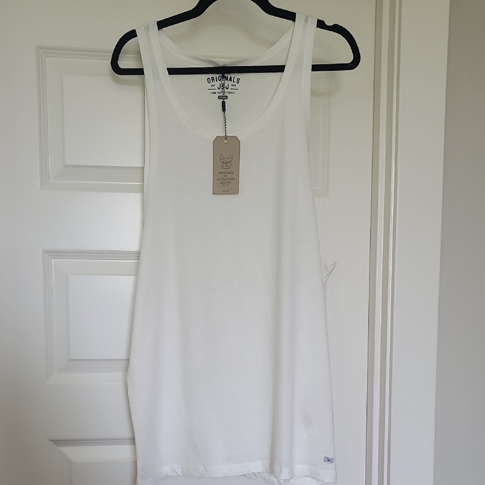 Jack & Jones Classic White Tank Top